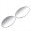 2X Dörrspegelglas För R50 01-06 Backspegelglas 4