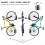 1-PACK Vridbart Väggmonterat Cykelställ 4