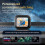 Bluetooth V5.4 Earphone Noise Cancellation Color Screen Touch, White 2