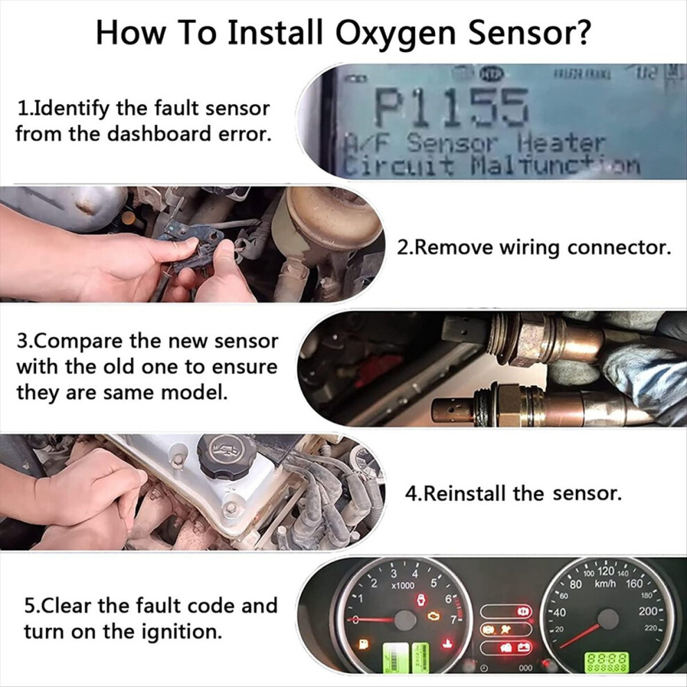 AHL Capteur Oxygène O2 Sonde Lambda 4016021 4013979 Compatible Polaris RZR XP 1000 Et Ranger