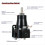 Justerbart 30–70 PSI EFI-trykkregulatorsett 3