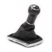 Auto 5-Gang-Schaltknauf mit Ledermanschette für Golf 6