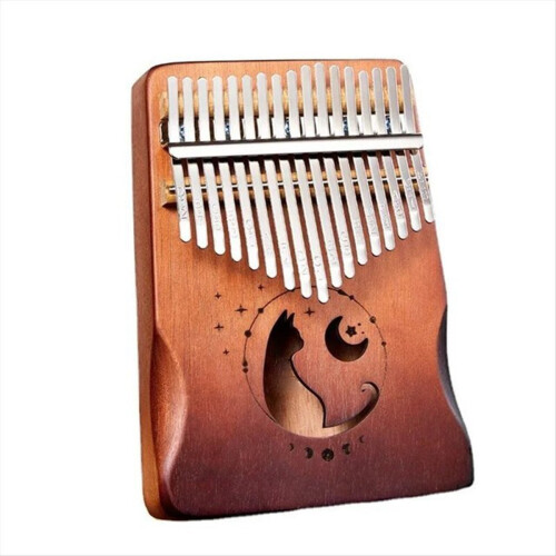 17Keys Kalimba Πληκτρολόγιο για μουσικό όργανο με επένδυση ξύλου για πιάνο αντίχειρα 1