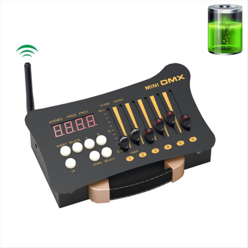 EU Plug Mini Portable 512 Controller Stage Lighting Controller 1