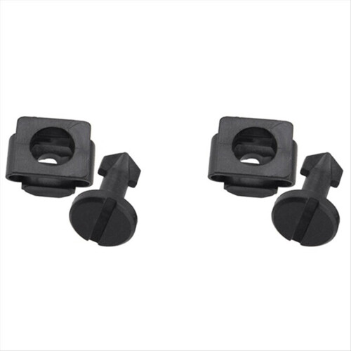 2Set Engine Cover Undertray Wheel Arch Screw Plastic Black for