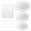 Acrylic Round Cake Disk Set,Acrylic Cake Discs Set,Comb Scrapers 1