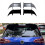Bagspoiler til Golf 7 MK7 i sort højglans 3