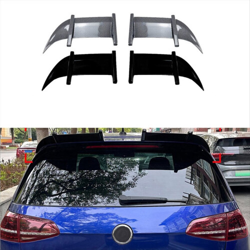 Bagspoiler til Golf 7 MK7 i sort højglans 2