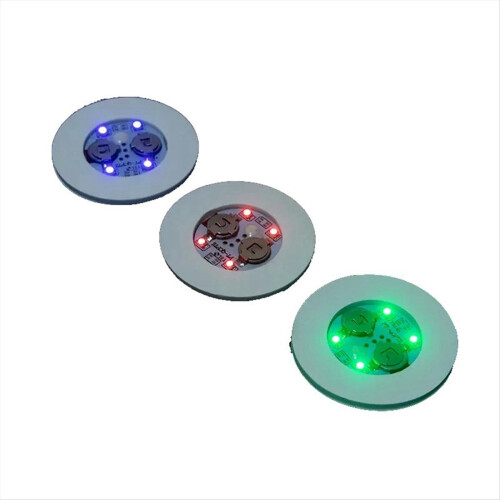 5 τεμάχια LED σουβέρ φωτεινά αυτοκόλλητα μπουκαλιών φώτα λάμπες H 1