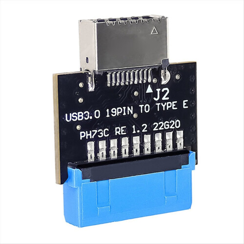 Számítógép alaplap USB3.0/3.1 19PIN - TYPE-E20PIN adapter 2