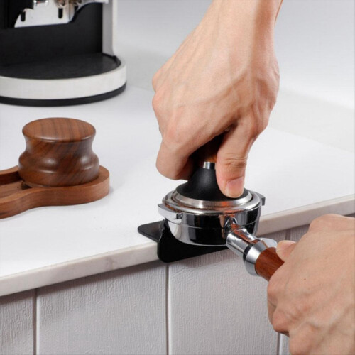 Espressokaffe-stampermåtte til kaffeudstyr, sort 1