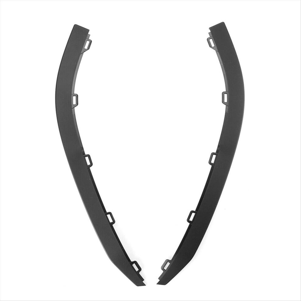 1 Pair Car Front Bumper Lip Lower Spoiler Valance Trim For 4712740715859