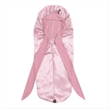 Dame Sovehatt Lang Hale Flettet Hår Natt Søvnhette Rosa