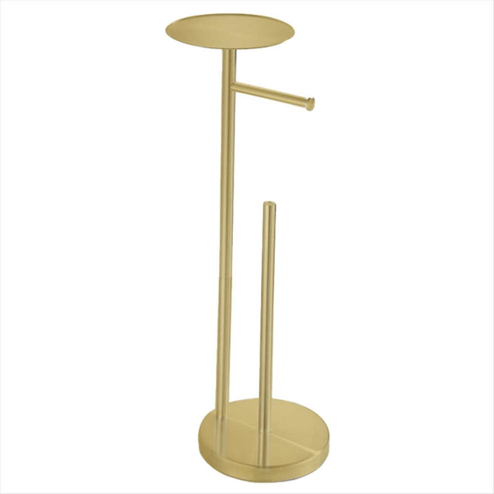 Freestanding Toilet Roll Holders Stainless Steel Brushed Gold-image-OPC-PMD9ZNJ-NEW