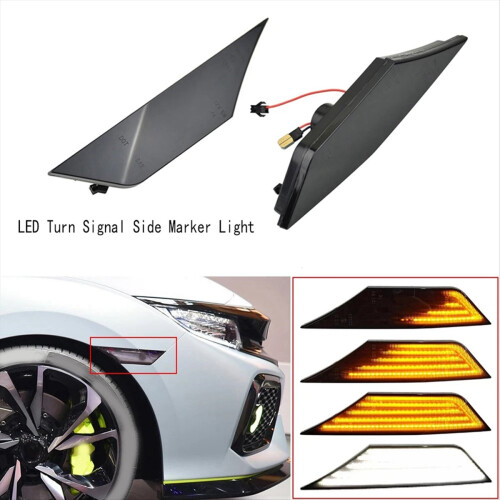 Luz de seta lateral de LED para sedã de 10ª geração 16-18,A 1