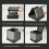 Foldbart toilet til campingbil Nødtoilet til voksne børn - grøn 6