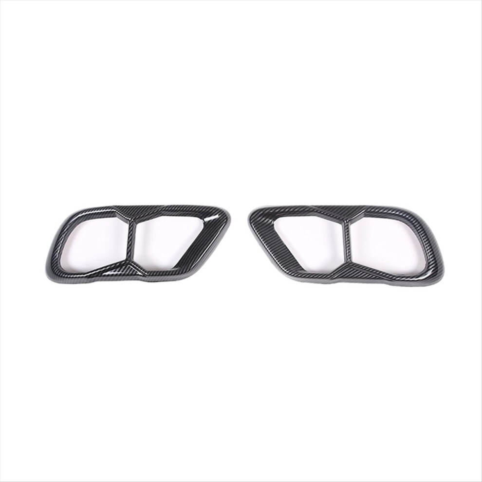 For Car Tail Muffler Exhaust Pipe Output Cover Trim-Carbon Fiber 4712740728590