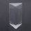 Prisma triangular transparente de 4 peças para prismas ópticos de cristal com luzes de arco-íris 6