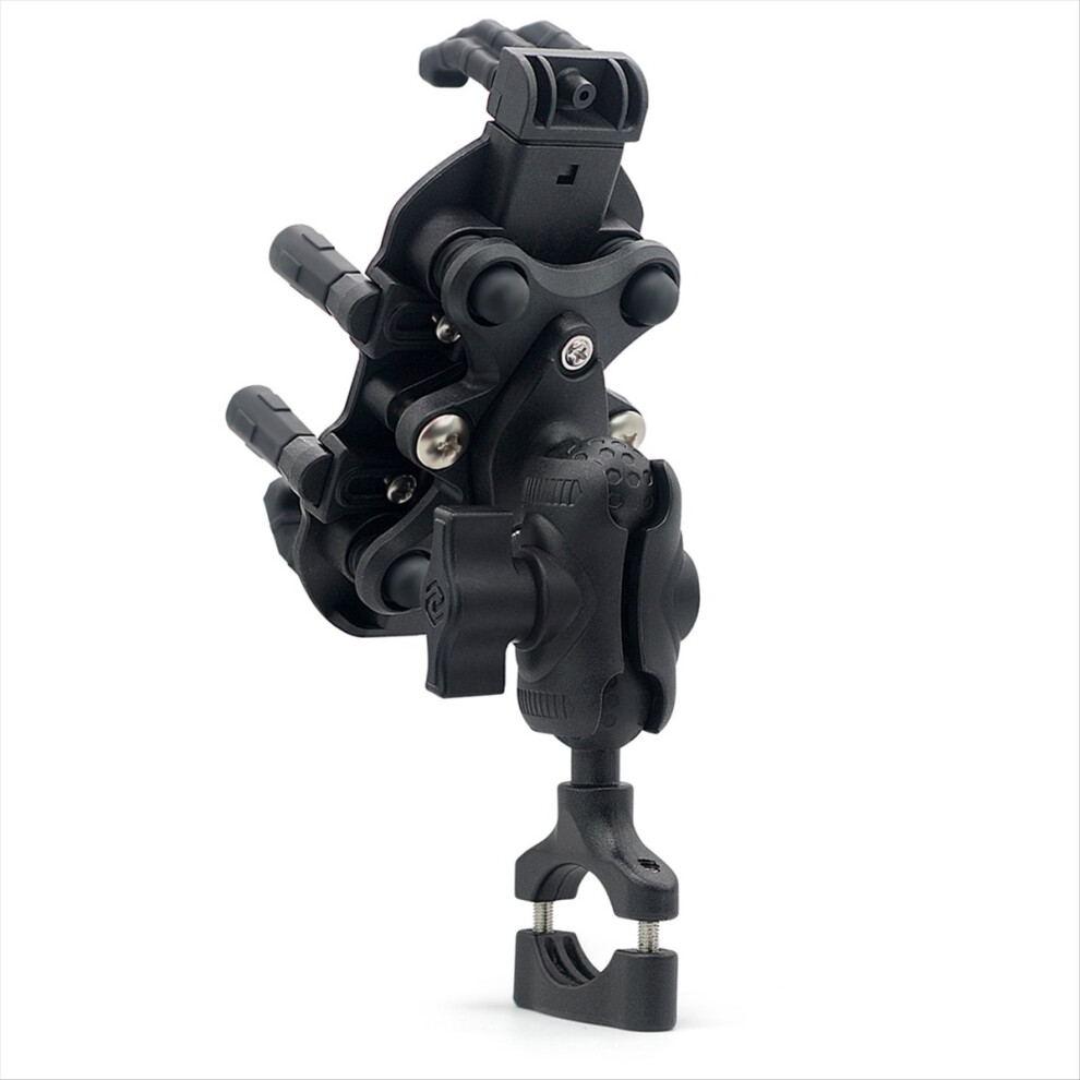 Motorcycle Phone Mount With Vibration Dampener, 1-Hand Operation 4712740733297