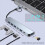 Διαχωριστής USB Hub 7 σε 1 USB Extender με 4 θύρες USB 2 θύρες USB C 3