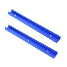 2-delige 30-type T-rail T-sleuf houtbewerkingsgootrail timmergereedschap - 40 cm