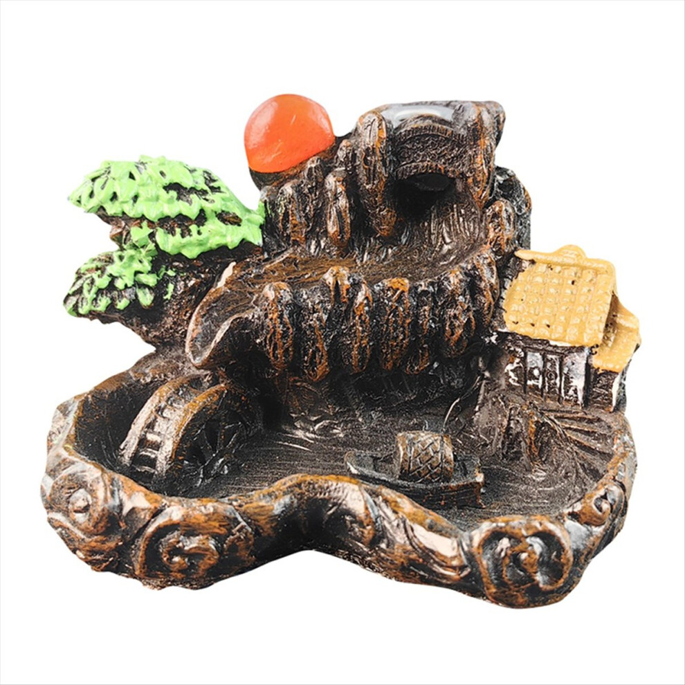 Resin Waterfall Backflow Incense Burner, Diffuser Ornament-image-OPC-PMDB6XQ-NEW
