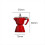 Miniature Scene Toy Simulation Mini Coffee Pot Red 3