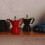 Miniature Scene Toy Simulation Mini Coffee Pot Red 4