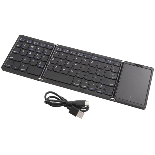 Foldable Bluetooth Keyboard Tri-Folding with Touchpad for Ally 2