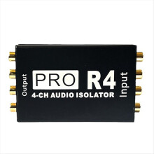 4-kanaals audio-ruisonderdrukker en audio-isolator voor auto-audiomodificatie