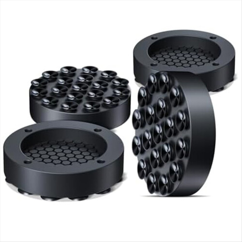 Vibrationsdämpande dynor, 4-pack, halkfri gummistöd