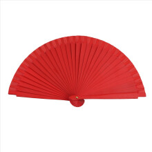 H-Plain Pure Wood Folding Fan Classical Dance Performances Hand Fan