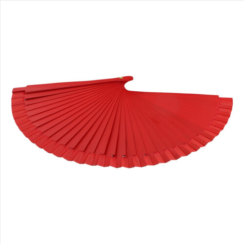 H-Plain Pure Wood Folding Fan Classical Dance Performances Hand Fan 2