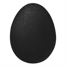 Bola de borracha preta para pegada de mão, ovo para homens e mulheres, academia e fitness, dedo