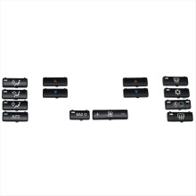 Til E39 E53 525I 530I 540I M5 X5 14-knaps nøgledæksel
