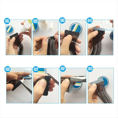 Ταινία Hair Systems για δαντέλα μπροστά, διπλής όψης, με ταινία περούκας 2