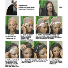 Lot de 36 bandes adhésives doubles pour extensions de cheveux