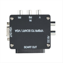 YUV - RGBS YPBPR - SCART YPBPR - VGA komponens átalakító konzol