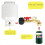 Propane Refill Adapter for 1lb. Tanks,90 Degree Propane Adapter 2