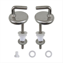 Lot de 2 charnières de siège de toilette à dégagement rapide et installation facile