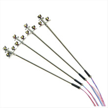 Conjunto de lâmpadas LED miniatura de 4 peças de 3 V, modelo de iluminação pública