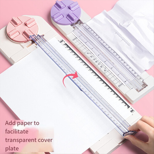 Papirtrimmer til hobbypapir, 4-i-1 papirtrimmer blå 2