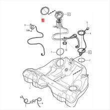 Matica poistného krúžku nádrže auta 8649739 pre S60 S80 V70