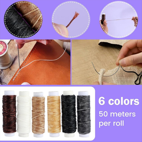 49 Pcs Hand Bookbinding Tools Bookbinding Kits for Beginners 2