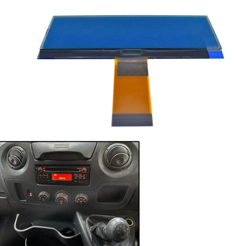 LCD-display til radio, stereo, instrumentbræt, billyd 2