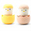 2 Pcs Egg Cleaning Brush Chick Brush Cute Egg Shape Scrubber 1