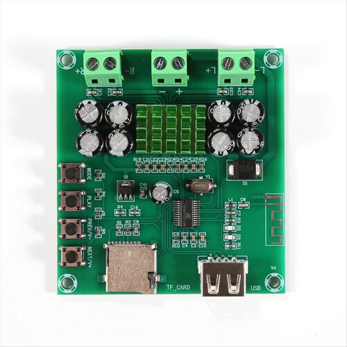 Modul amplificator Bluetooth XH-M422, modul dual de 50W 2