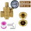 3/4 tommer DN20 messing vandtryksregulatorventil vandtryk 6