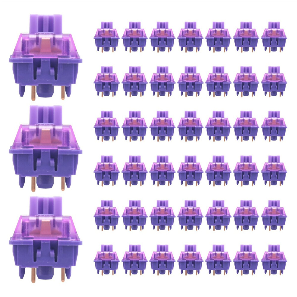 45Pcs V3 Pro Switches With Mx Mechanical Keyboard Lavender 4713806658370