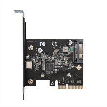 USB-C 3.2 Gen 2x2 PCI-e Gen 3 x4 Typ-C expansionskort 20 Gbps ASMedia